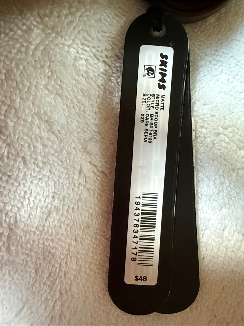 Nike x SKIMS Dark Sepia Micro Scoop Sports Bra - Picture 3 of 3